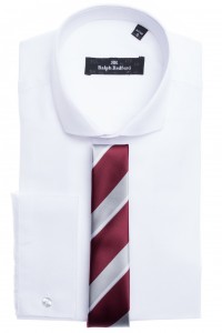 Bordó Fekete Fehér Mintás Nyakkendő + Díszzsebkendő