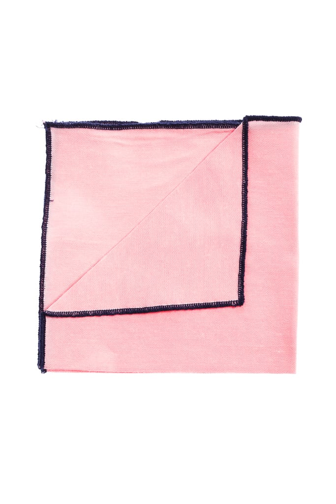Ralph Redford Rózsaszín-Kék Díszzsebkendő