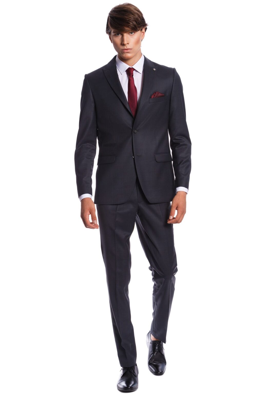Marko Sötétszürke Slim Fit Öltönynadrág