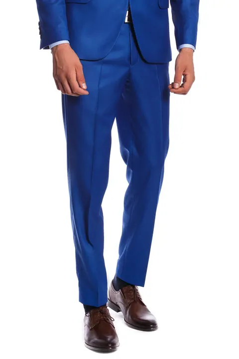 Mattia Világoskék Slim Fit Öltönynadrág