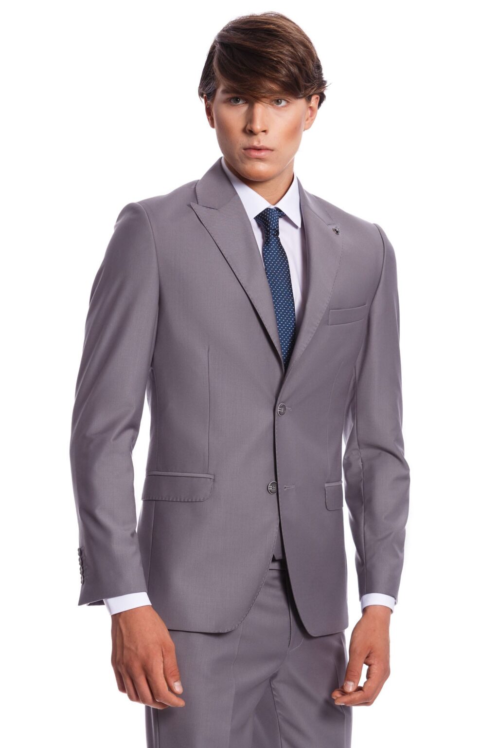Andrea Világosszürke Slim Fit Öltönyzakó