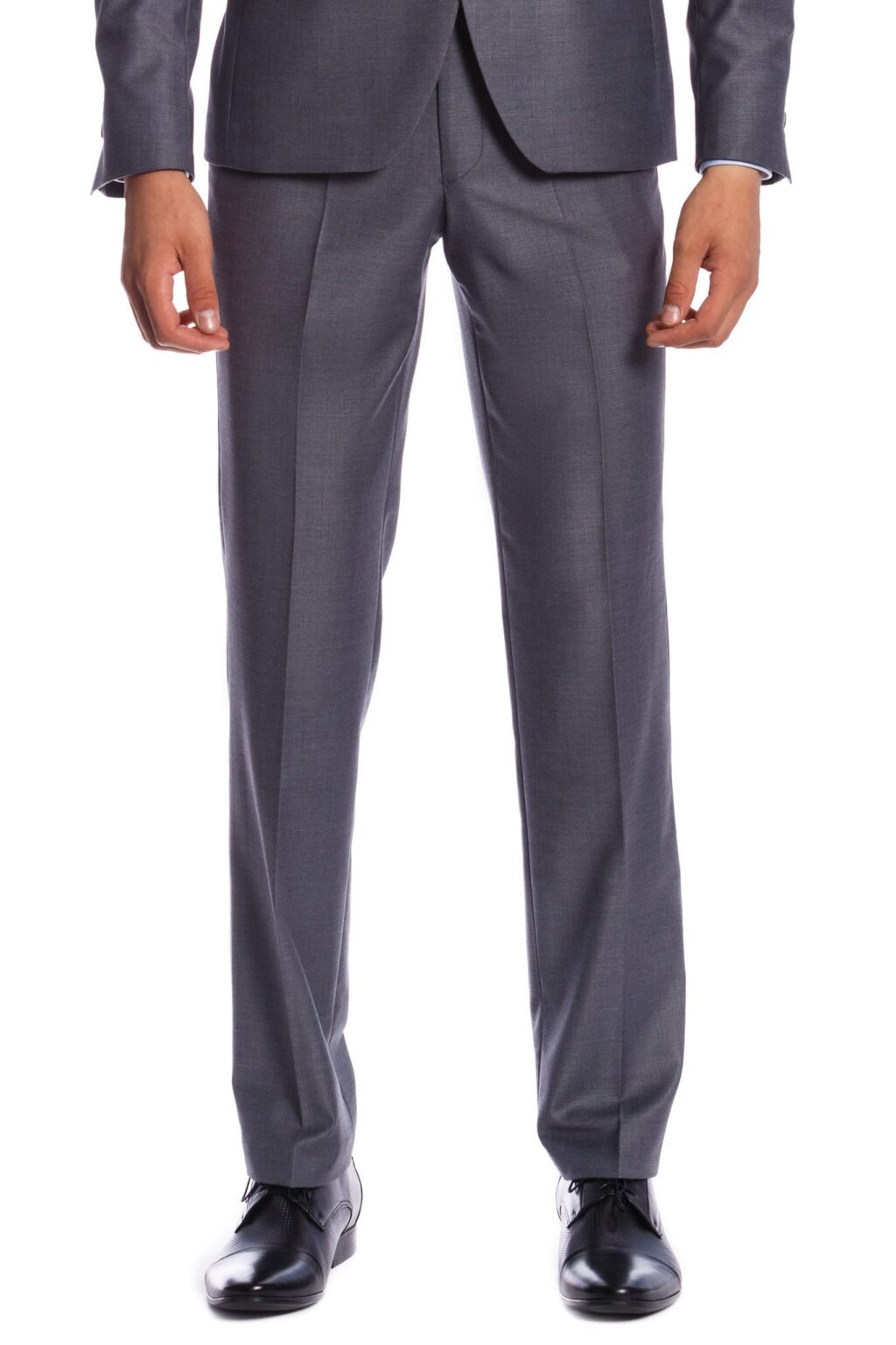 Francesco Középszürke Slim Fit Öltöny