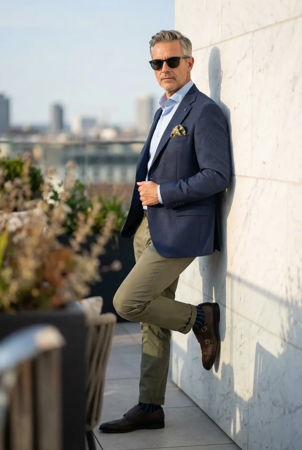 Sötétkék Sportzakó