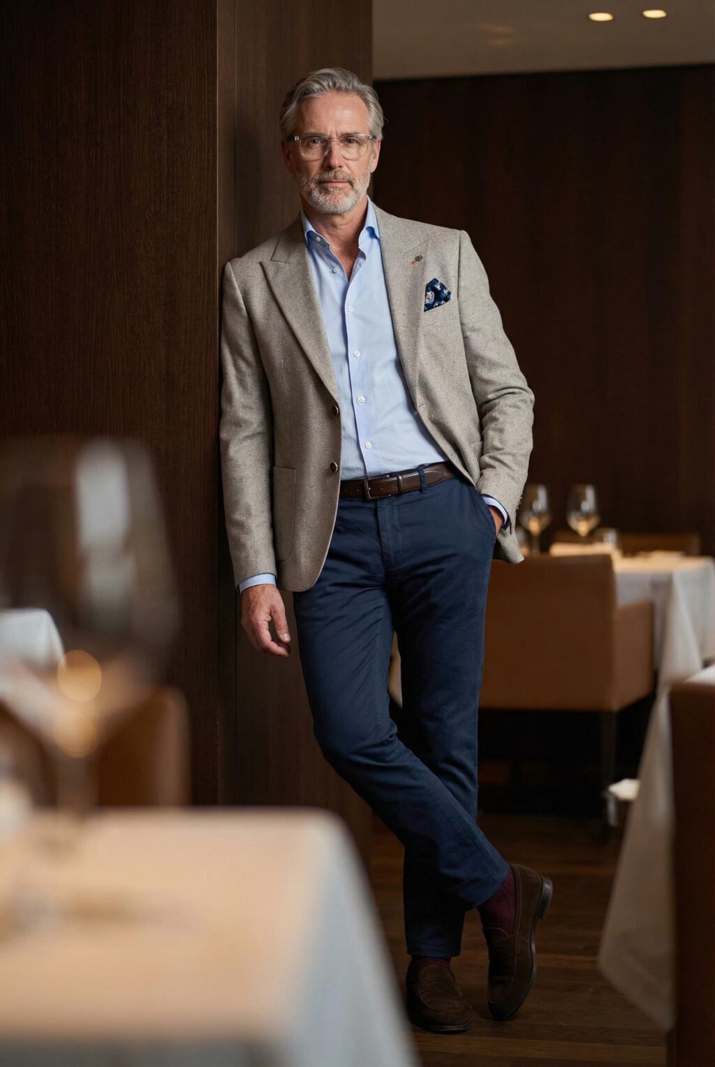 Drapp Slim Fit Sportzakó