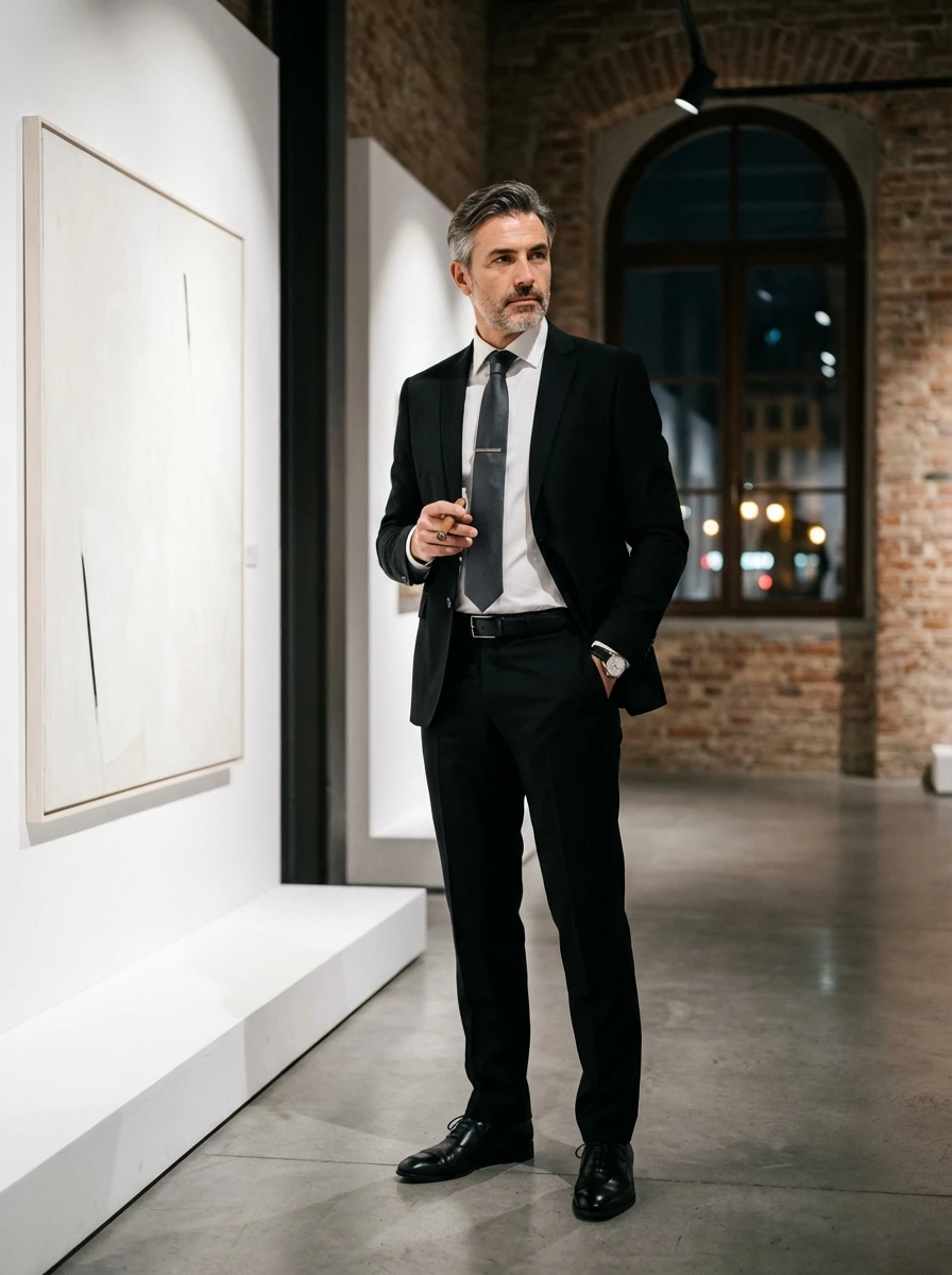 Fekete Kétrészes Öltöny