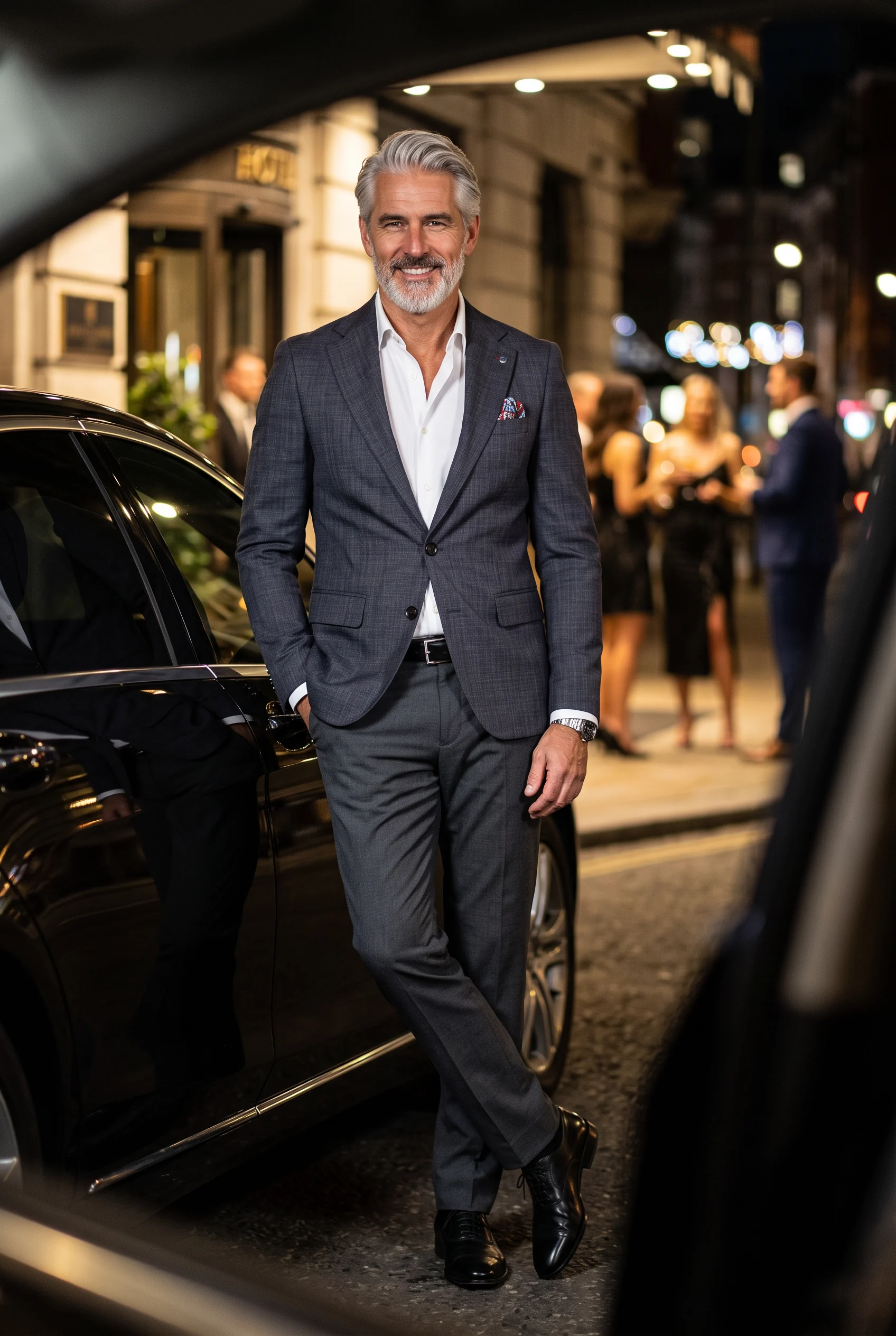 Grafit Szürke Slim Fit Sportzakó