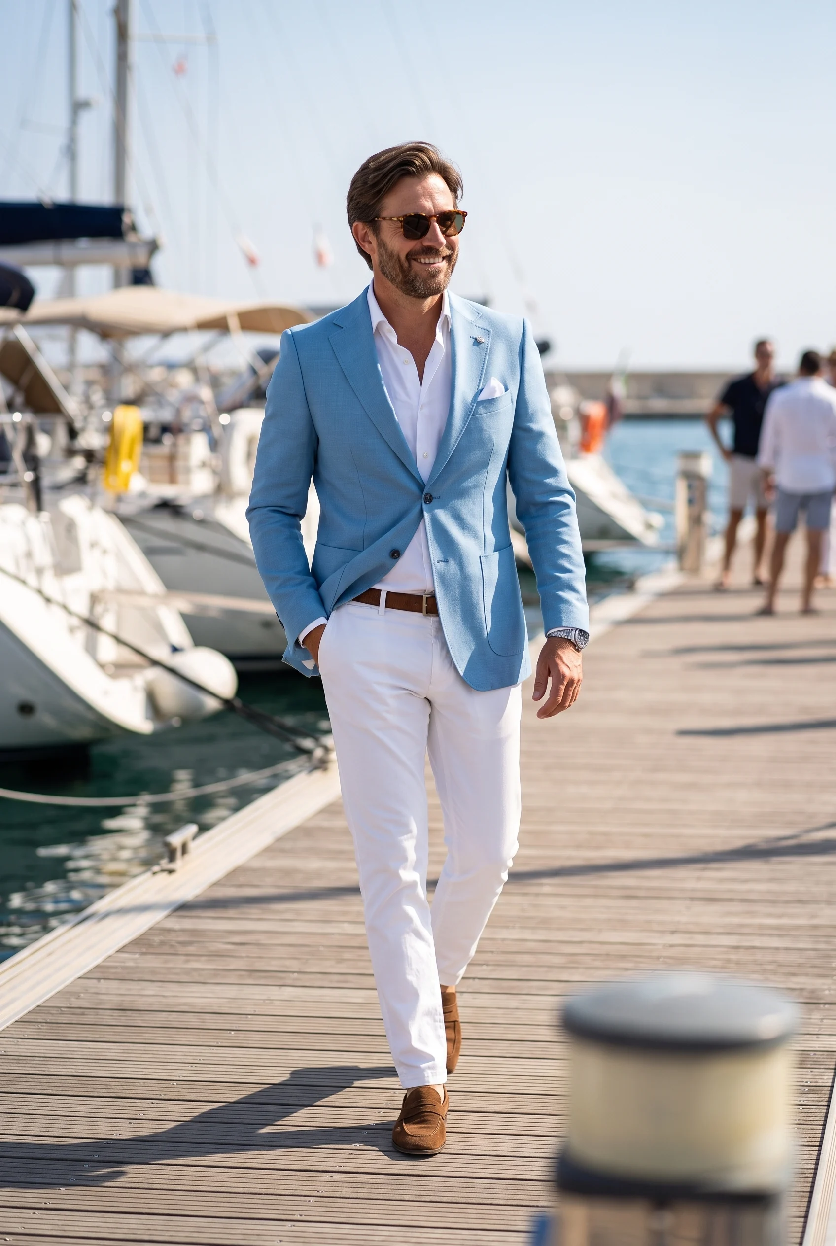 Karibikék Slim Fit Sportzakó